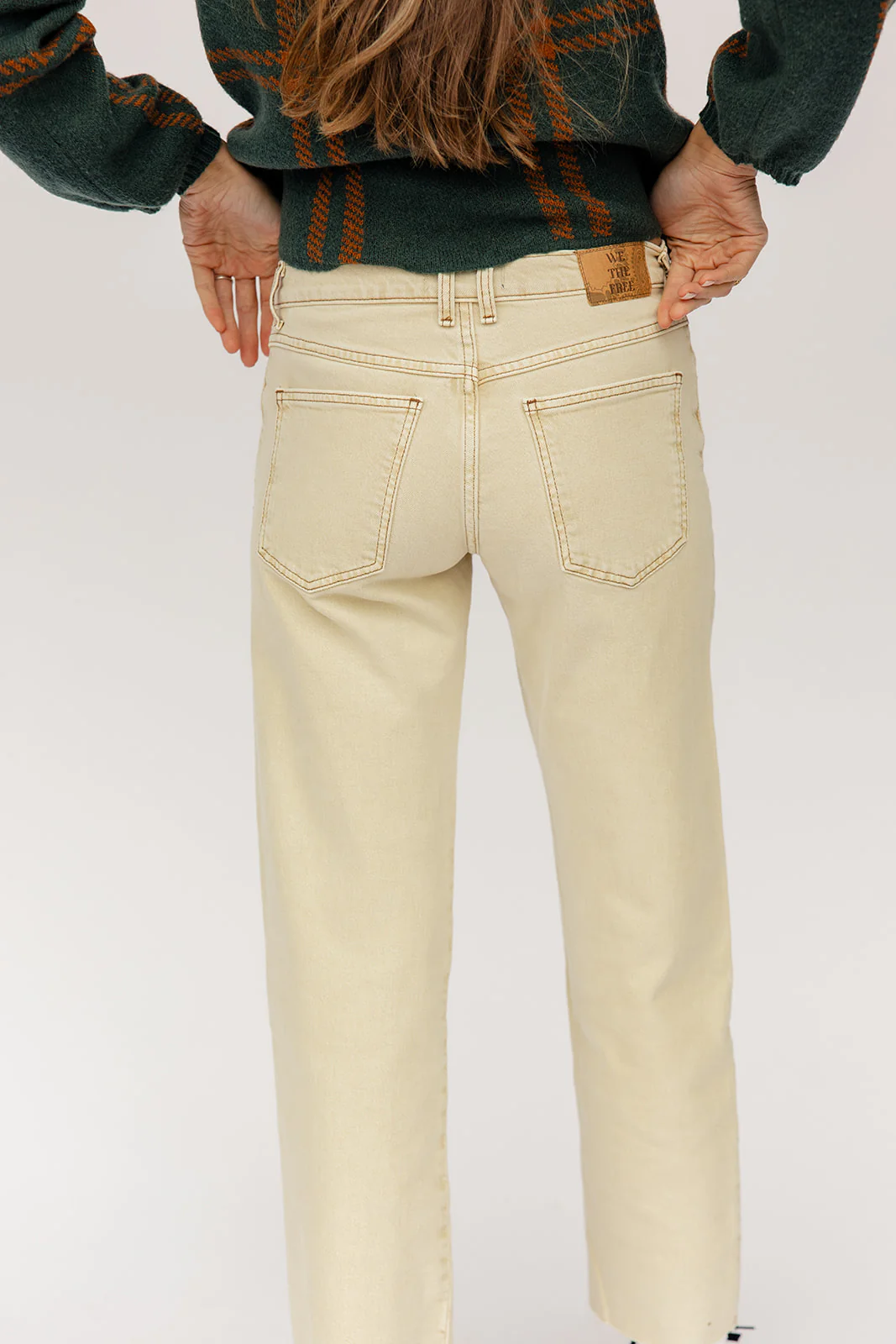 Free People Risk Taker Mid Rise Straight Jeans - Image 30