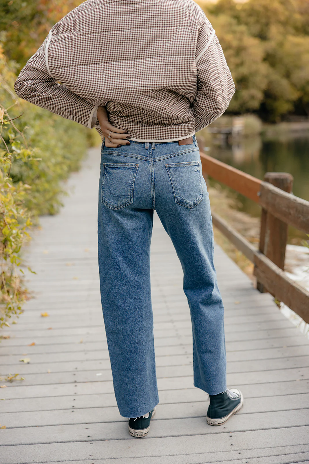 Free People Risk Taker Mid Rise Straight Jeans - Image 34