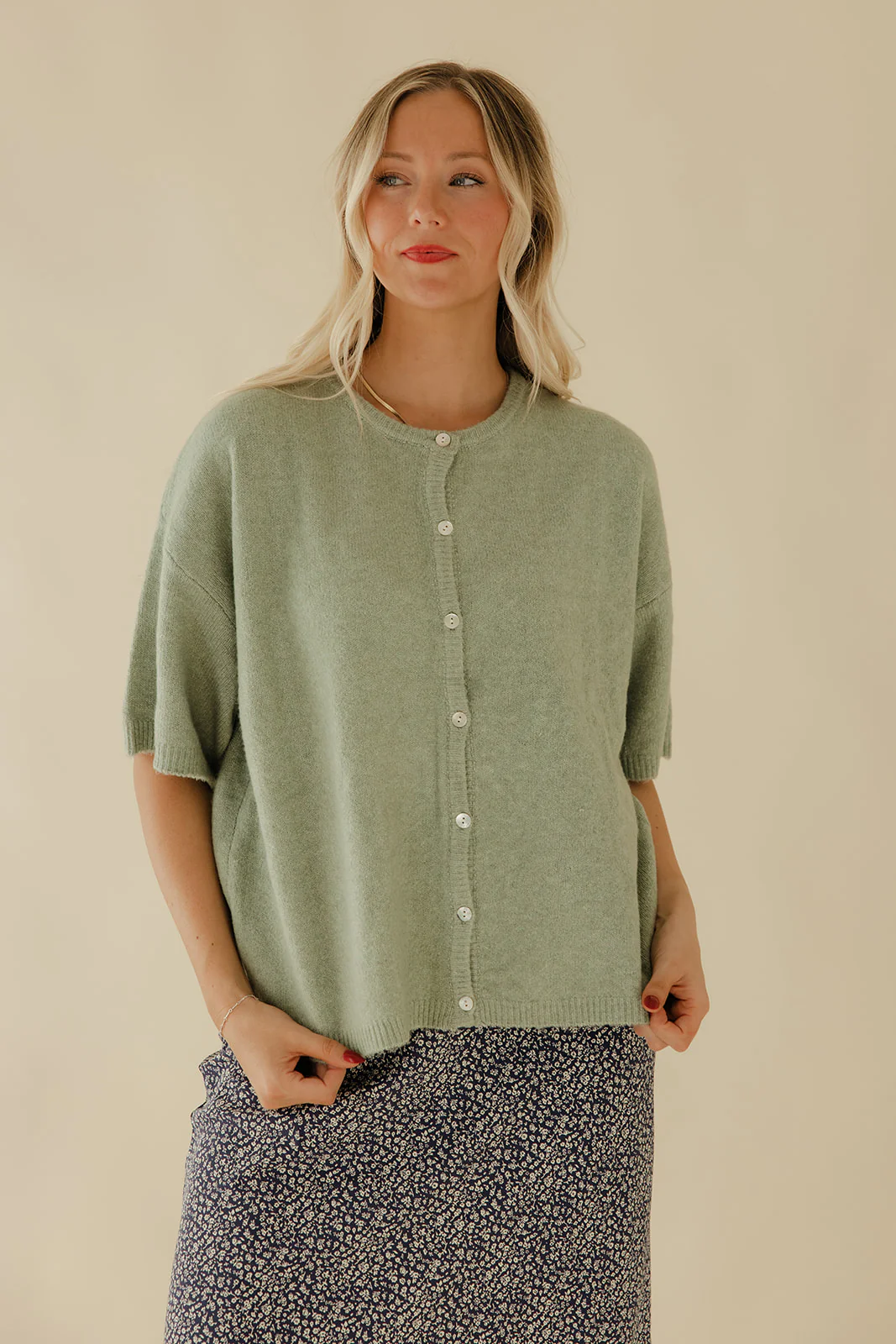 Garden Gate Short Sleeve Cardi - Image 3