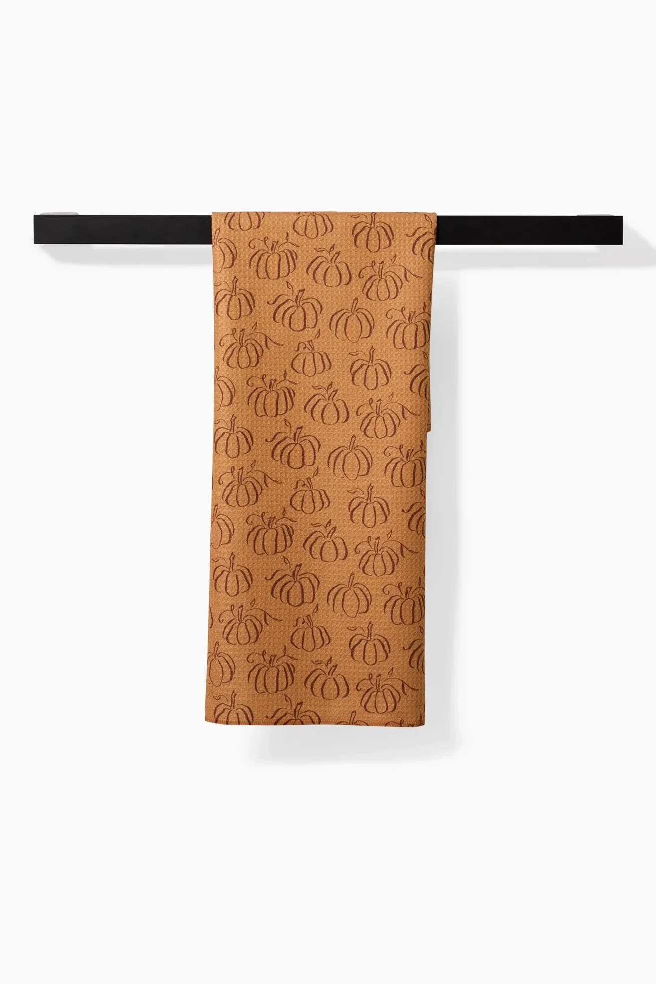 Geometry Pumpkin Patchwork Tea Towel - Image 4