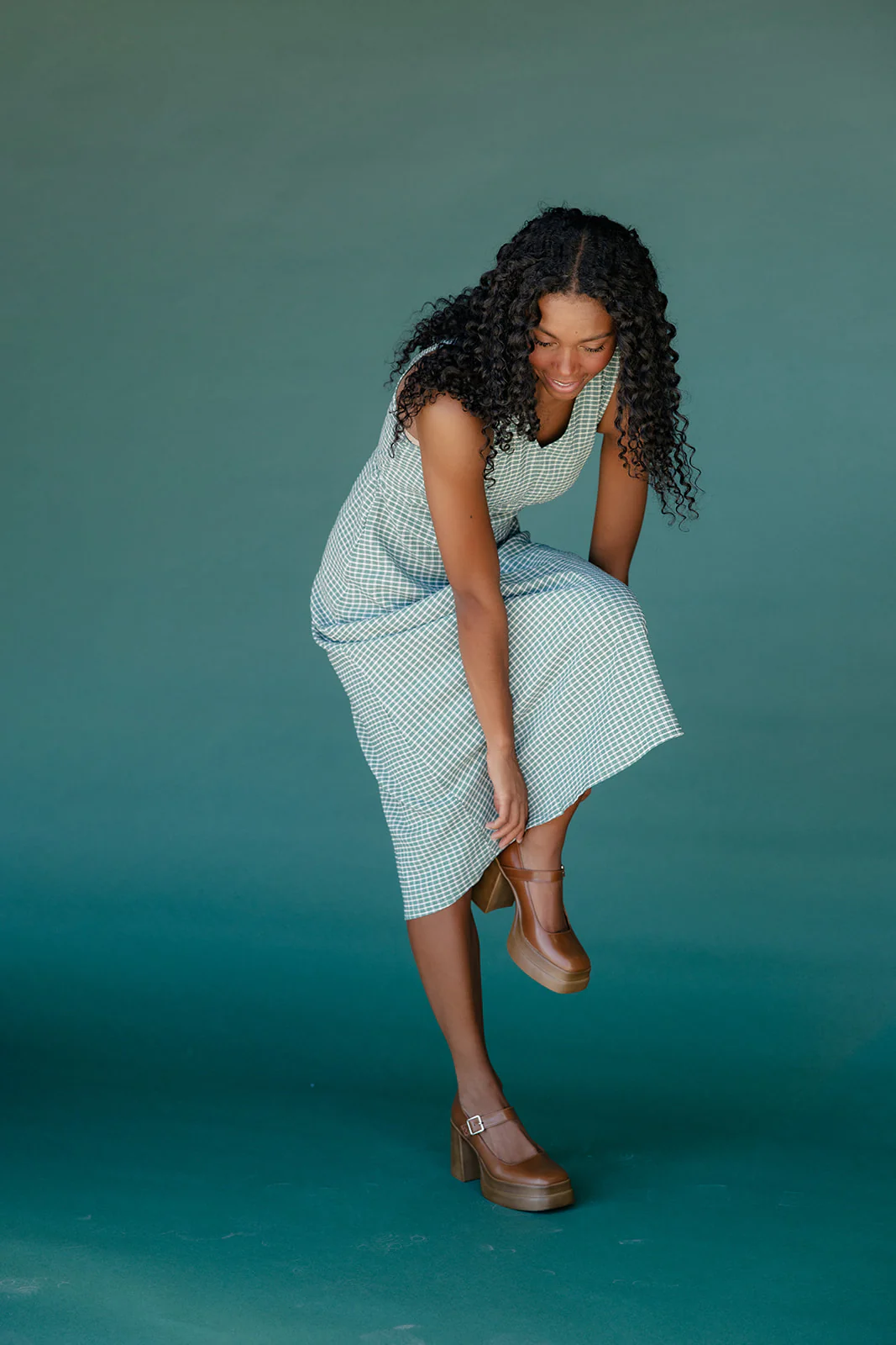 Gingham Grove Tank Dress - Image 4