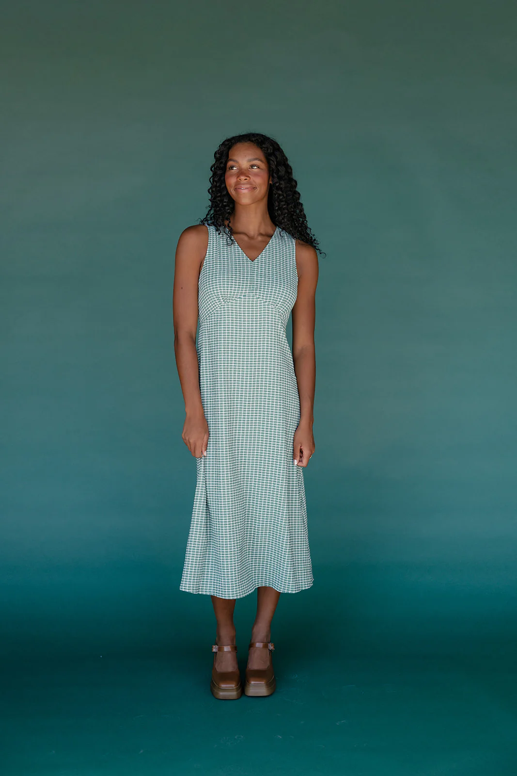 Gingham Grove Tank Dress - Image 7
