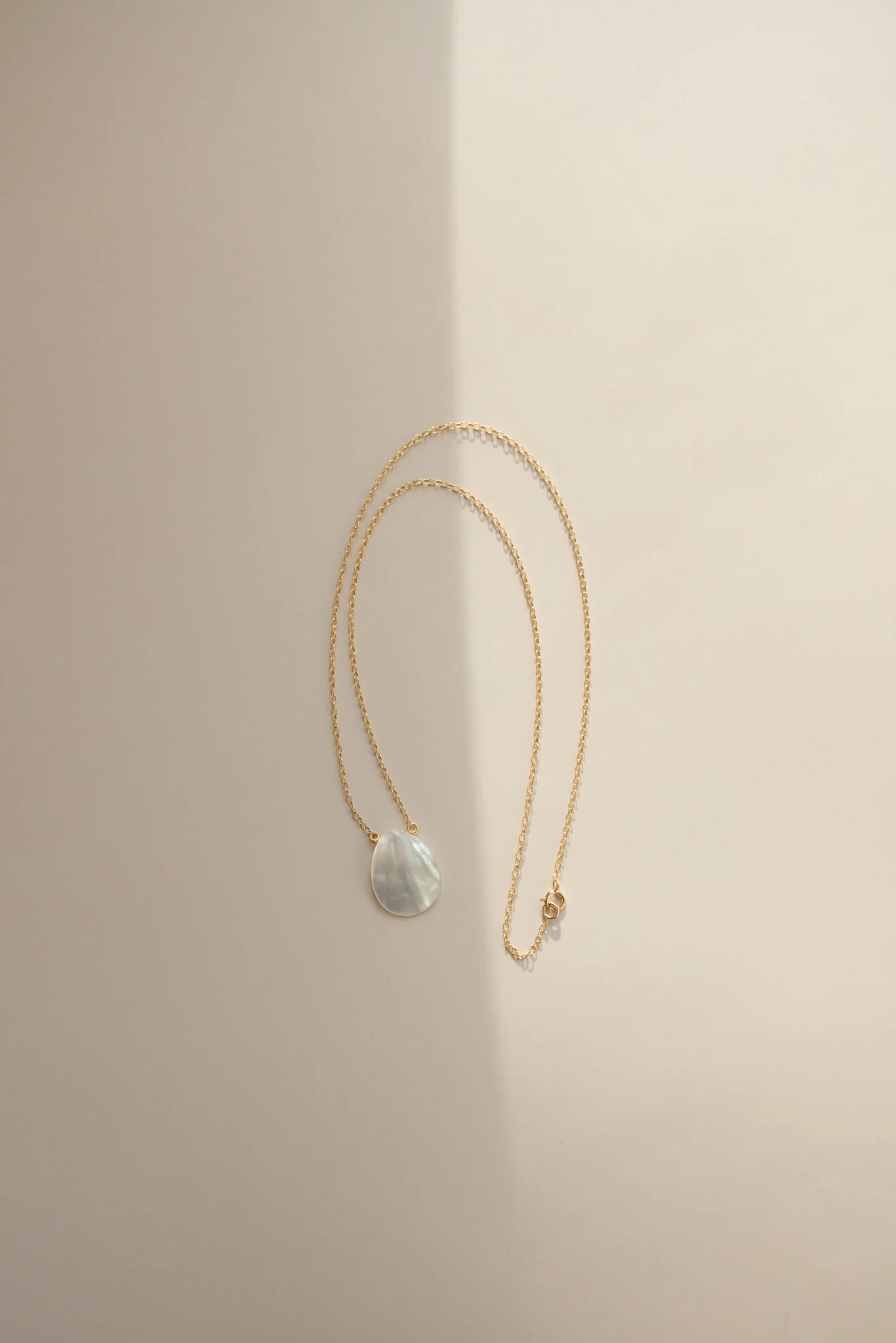 Gold Chain + Pearl Shell Droplet - Image 7