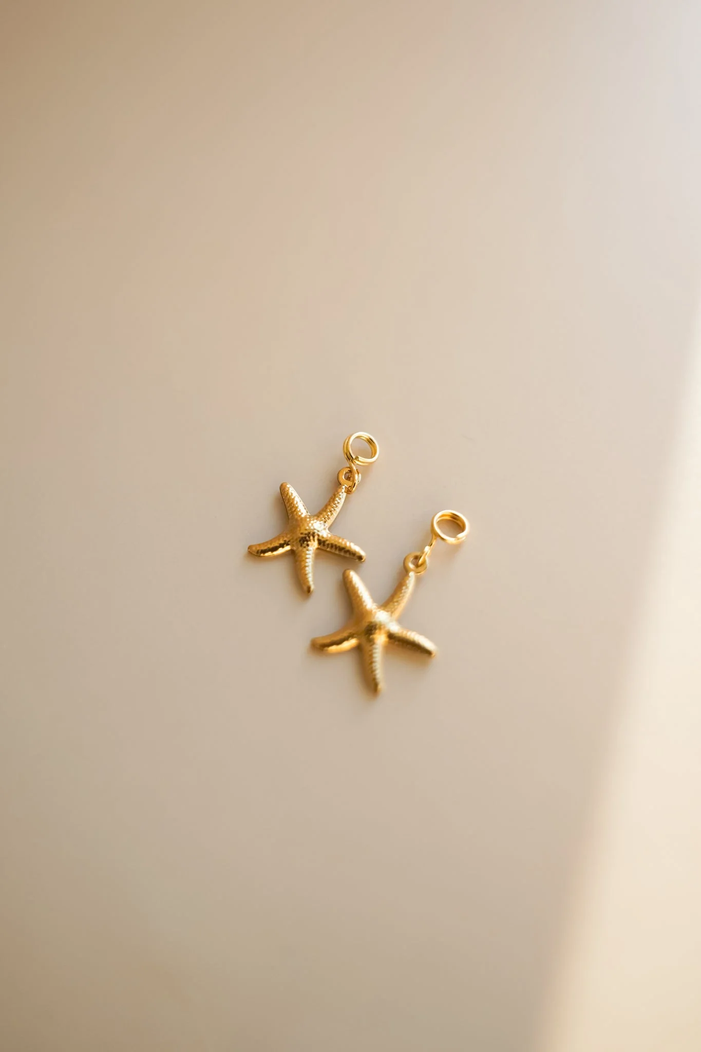 Gold Starfish Earring Charms - Image 5