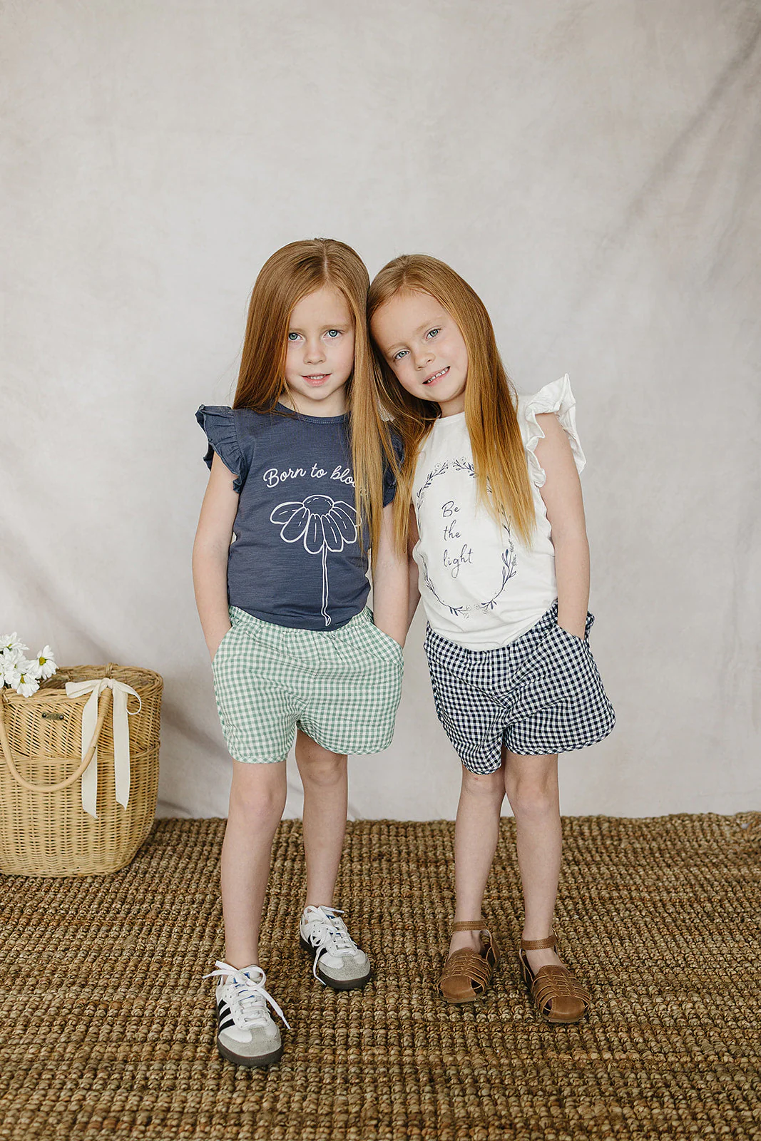 Green Gingham Shorts - Image 3