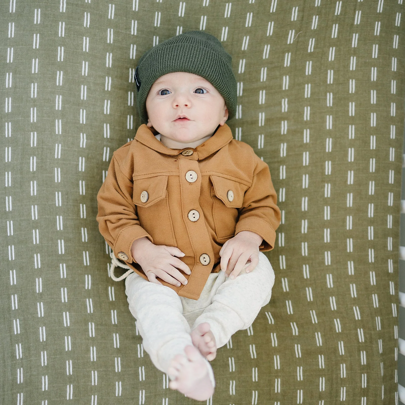 Green Mebie Baby Beanie - Image 6