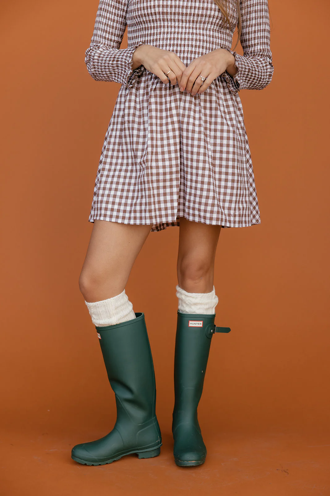 Harvest Check Gingham Dress - Image 2