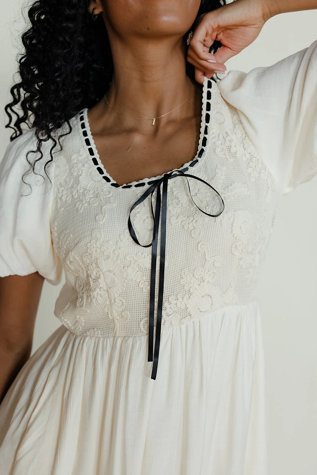 Homespun Honey Tie Dress - Image 2