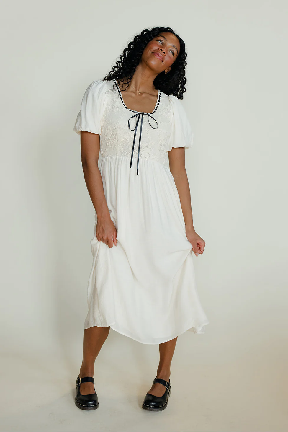 Homespun Honey Tie Dress - Image 8