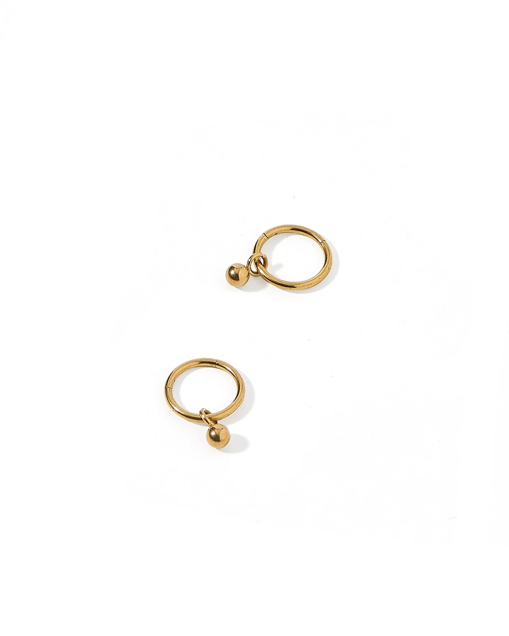 Huggie Charm Earrings - Nola 10mm - Image 4