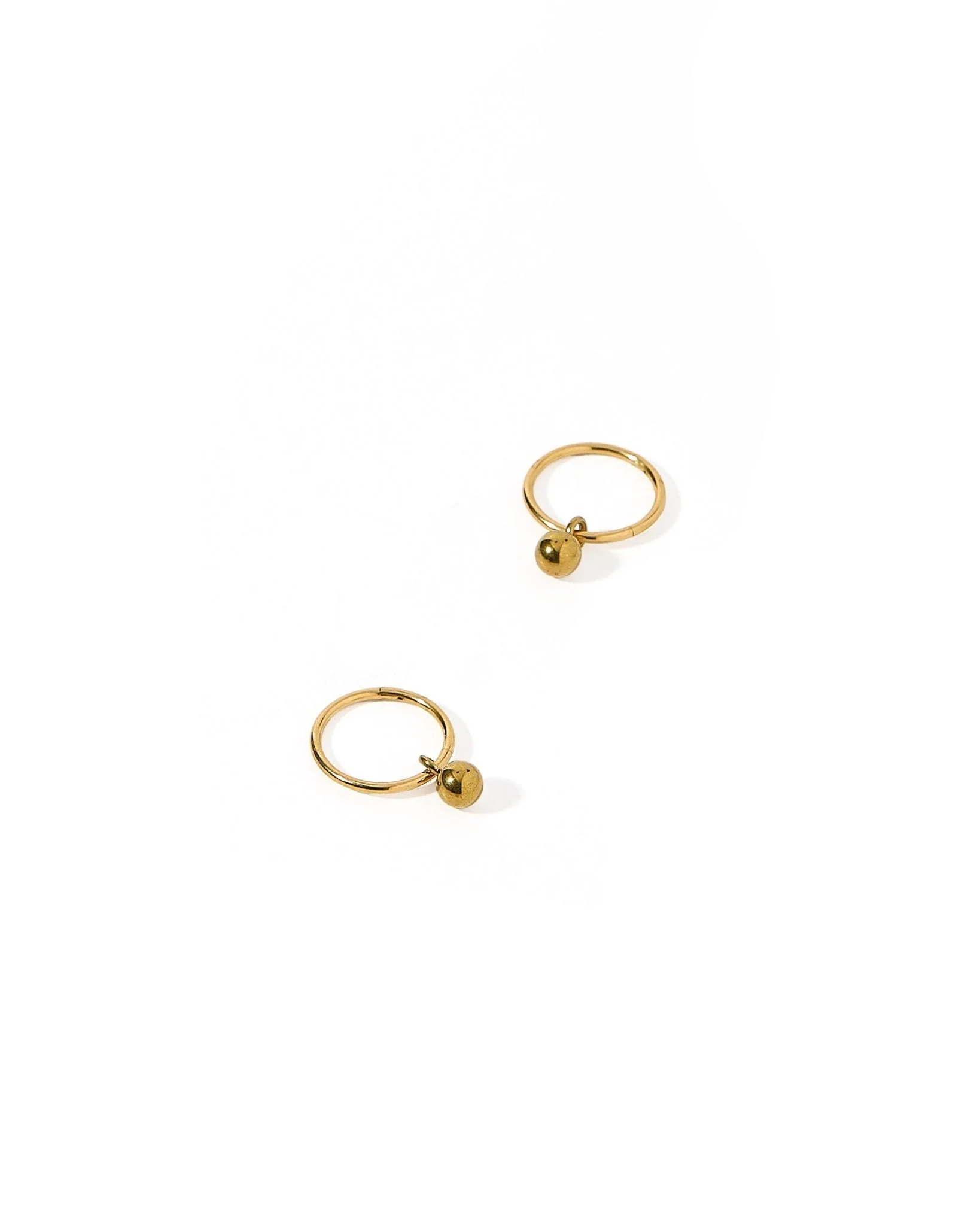 Huggie Charm Earrings - Nola 8mm - Image 3