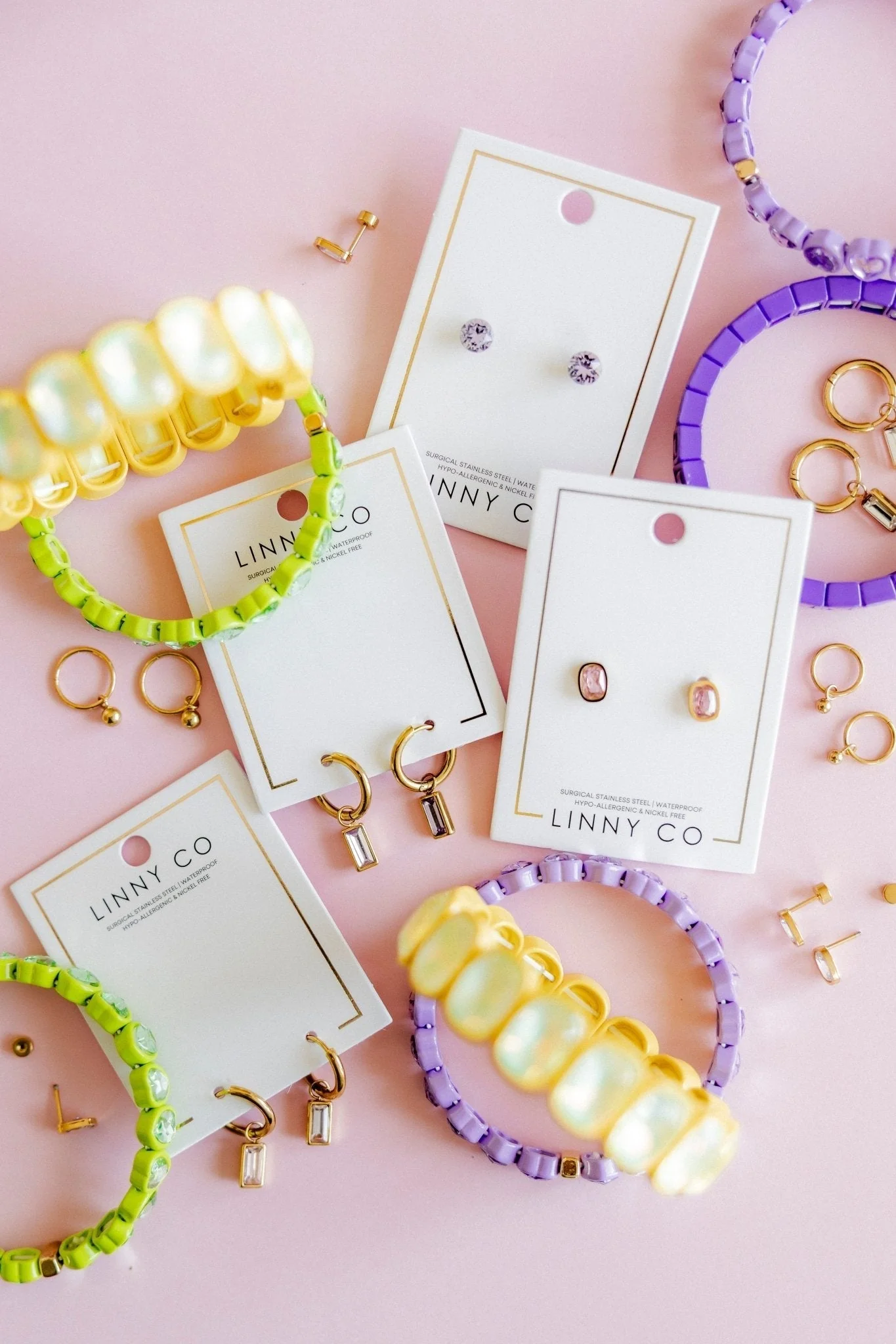 Huggie Charm Earrings - Nola 8mm - Image 5