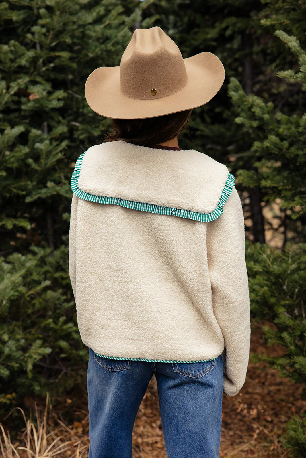 Into The Mystic Collared Sherpa Jacket - Image 10