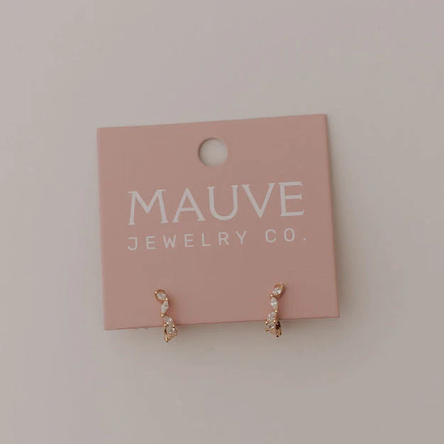 Iris Diamond Hoops
