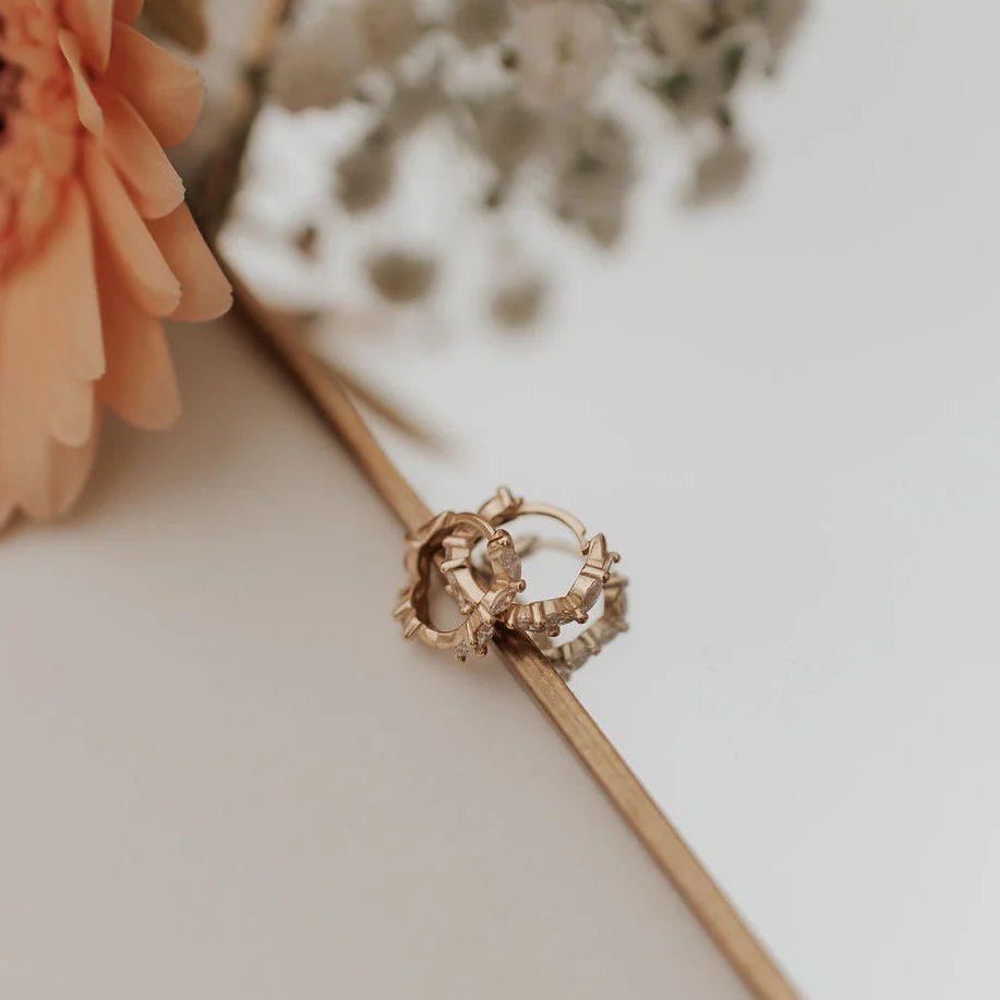 Iris Diamond Hoops - Image 2