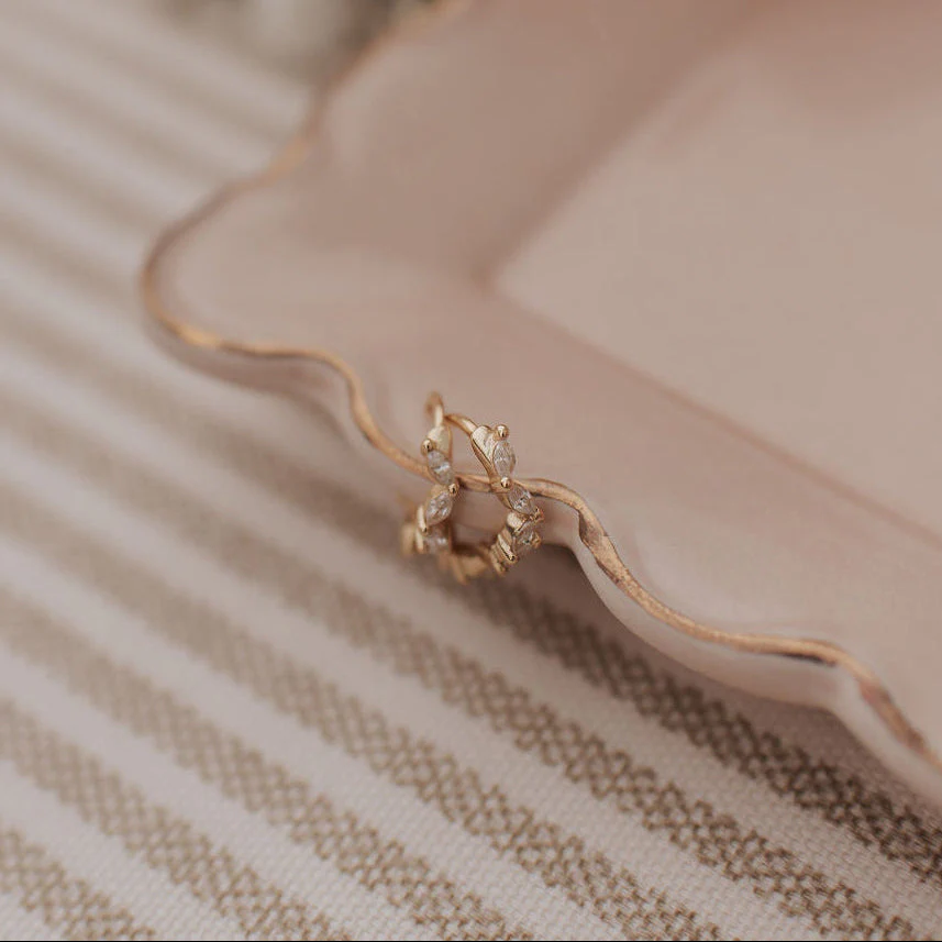 Iris Diamond Hoops - Image 5