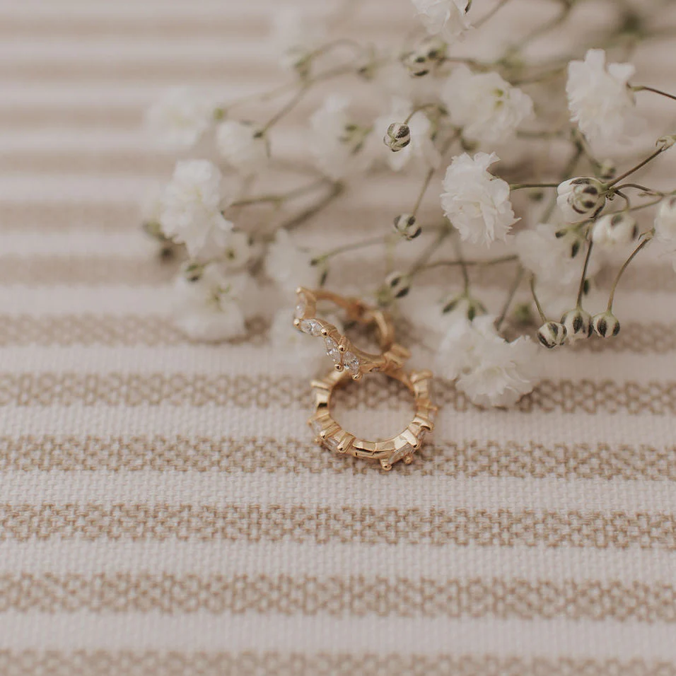 Iris Diamond Hoops - Image 8