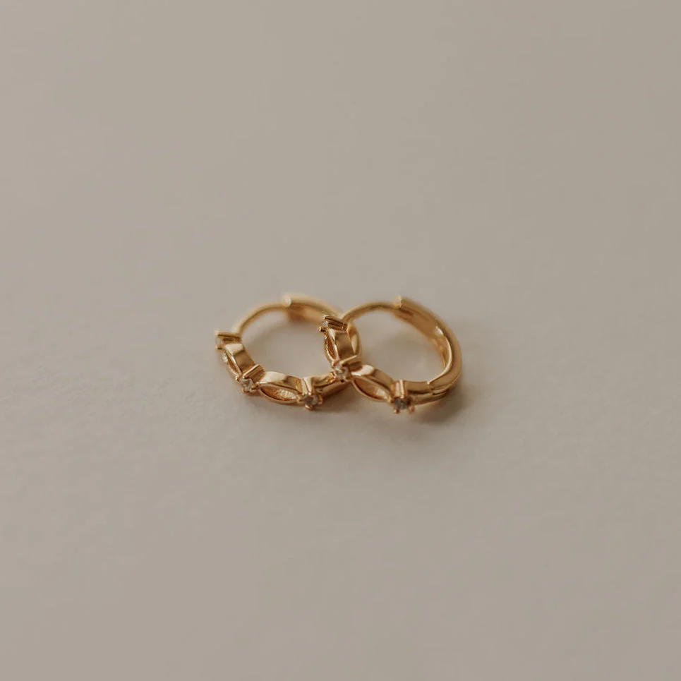 Isla Lace Hoops - Image 4