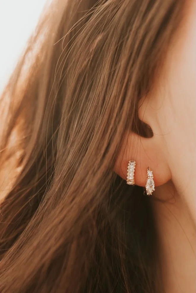 Ivy Diamond Hoops - Image 2