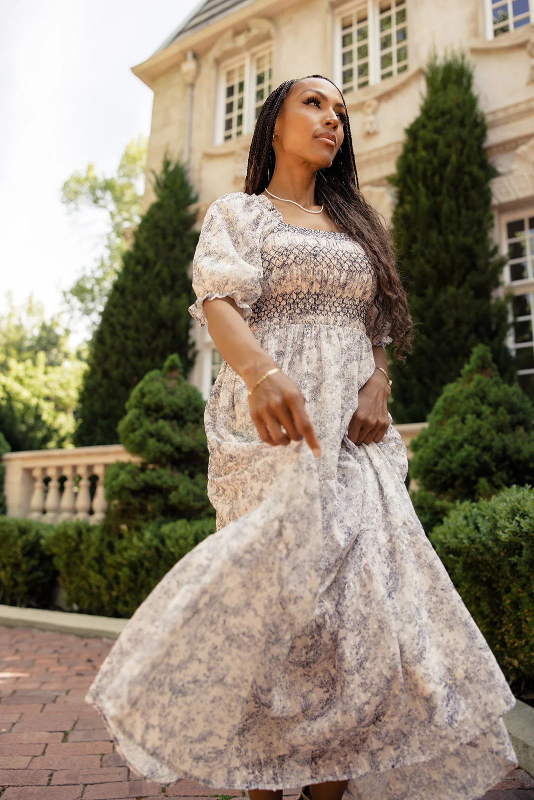 Jonesy Smocked Midi - Image 4