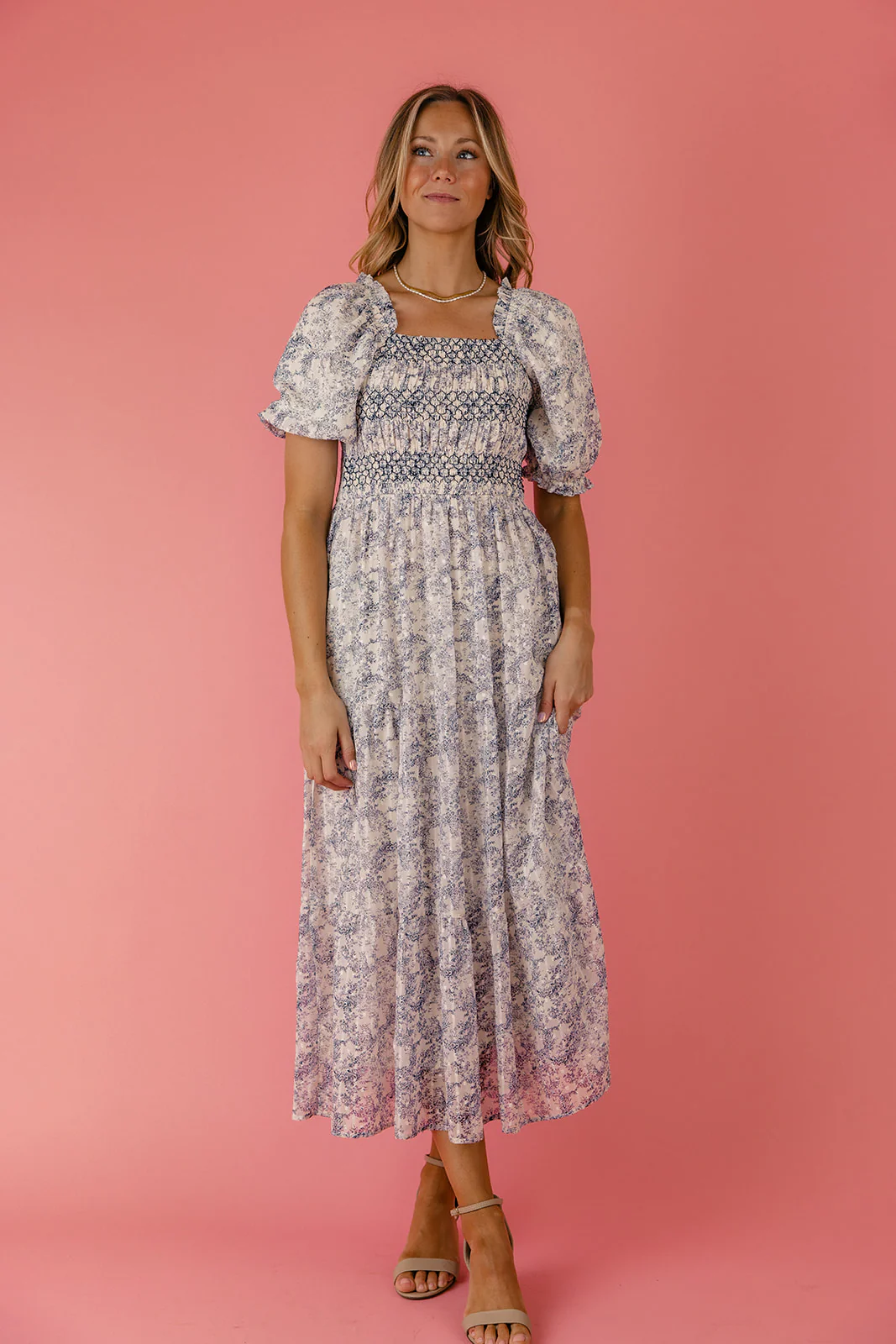 Jonesy Smocked Midi - Image 8