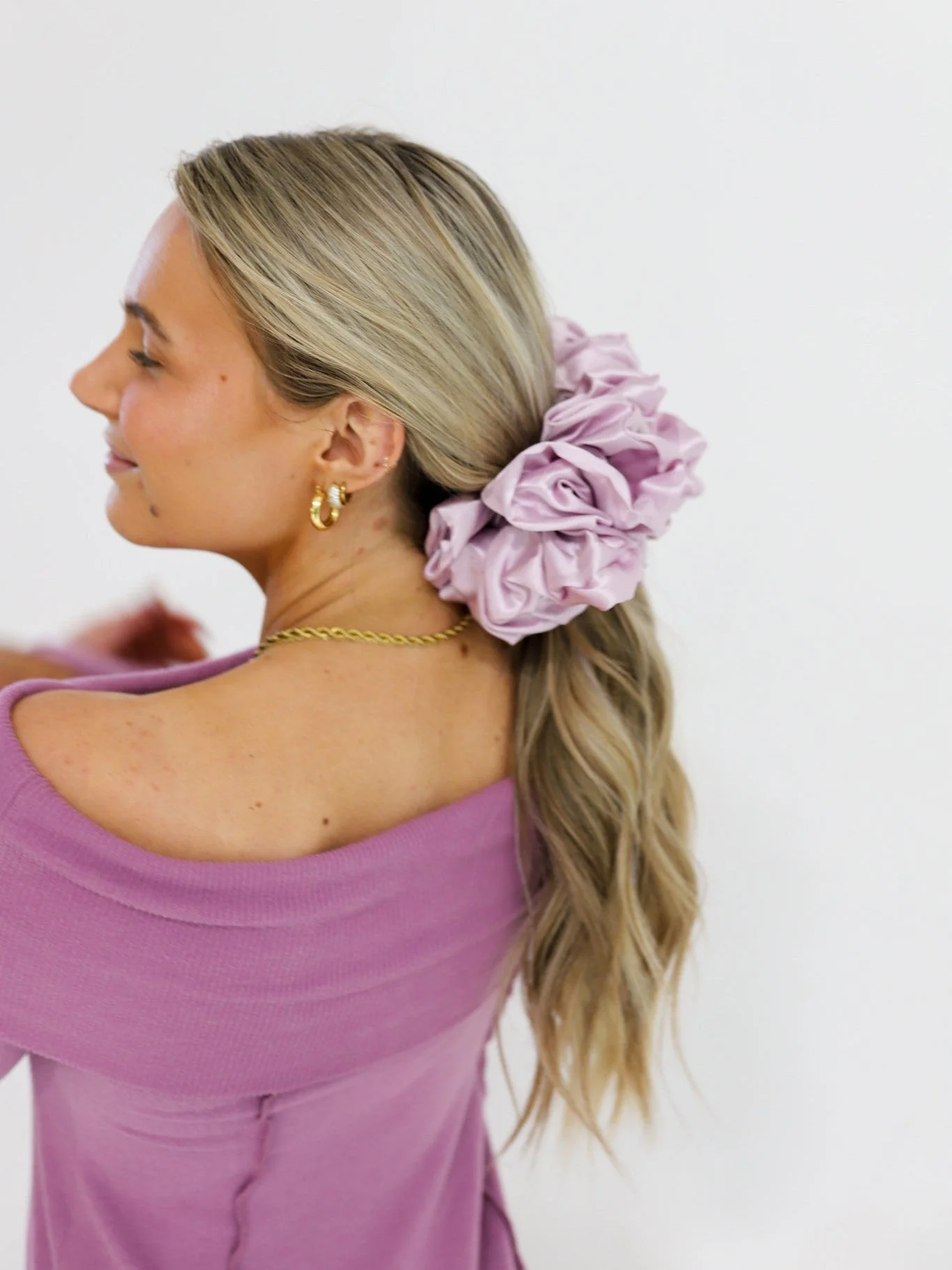 JUMBO SLEEP SILK/SATIN SCRUNCHIES - Image 52