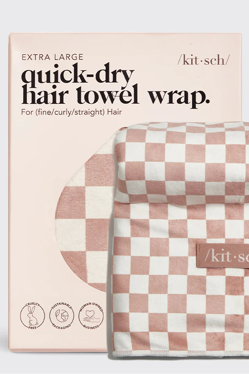 KITSCH XL Quick-Dry Hair Towel Wrap - Image 4