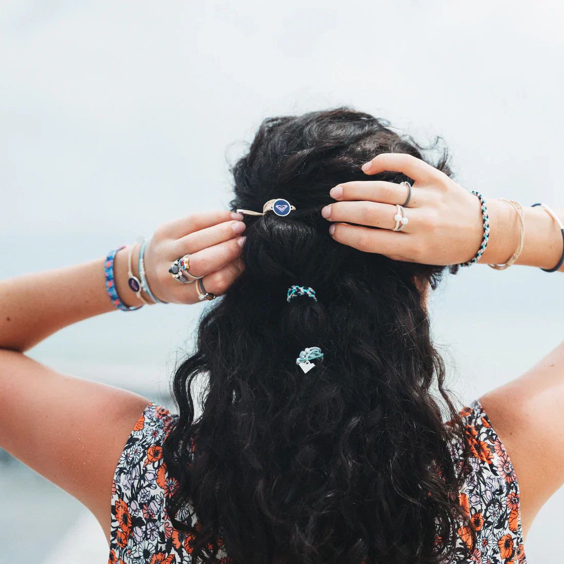 K'lani x Roxy Ocean Bloom - Hair Tie Bracelet - Image 3