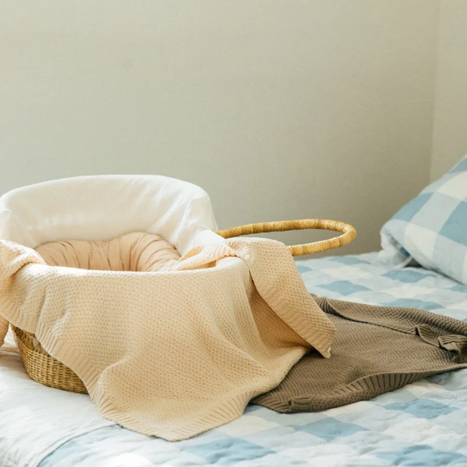 Knitted Blanket<br>Pewter - Image 4
