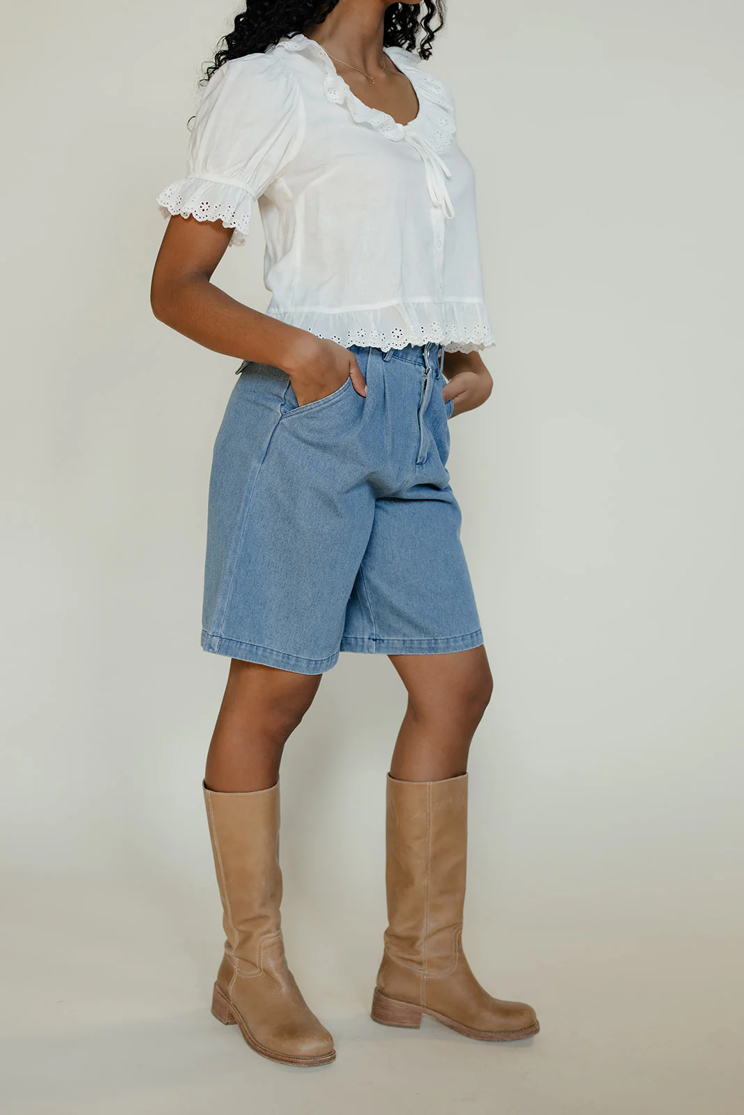 Laidback Days Denim Shorts - Image 5