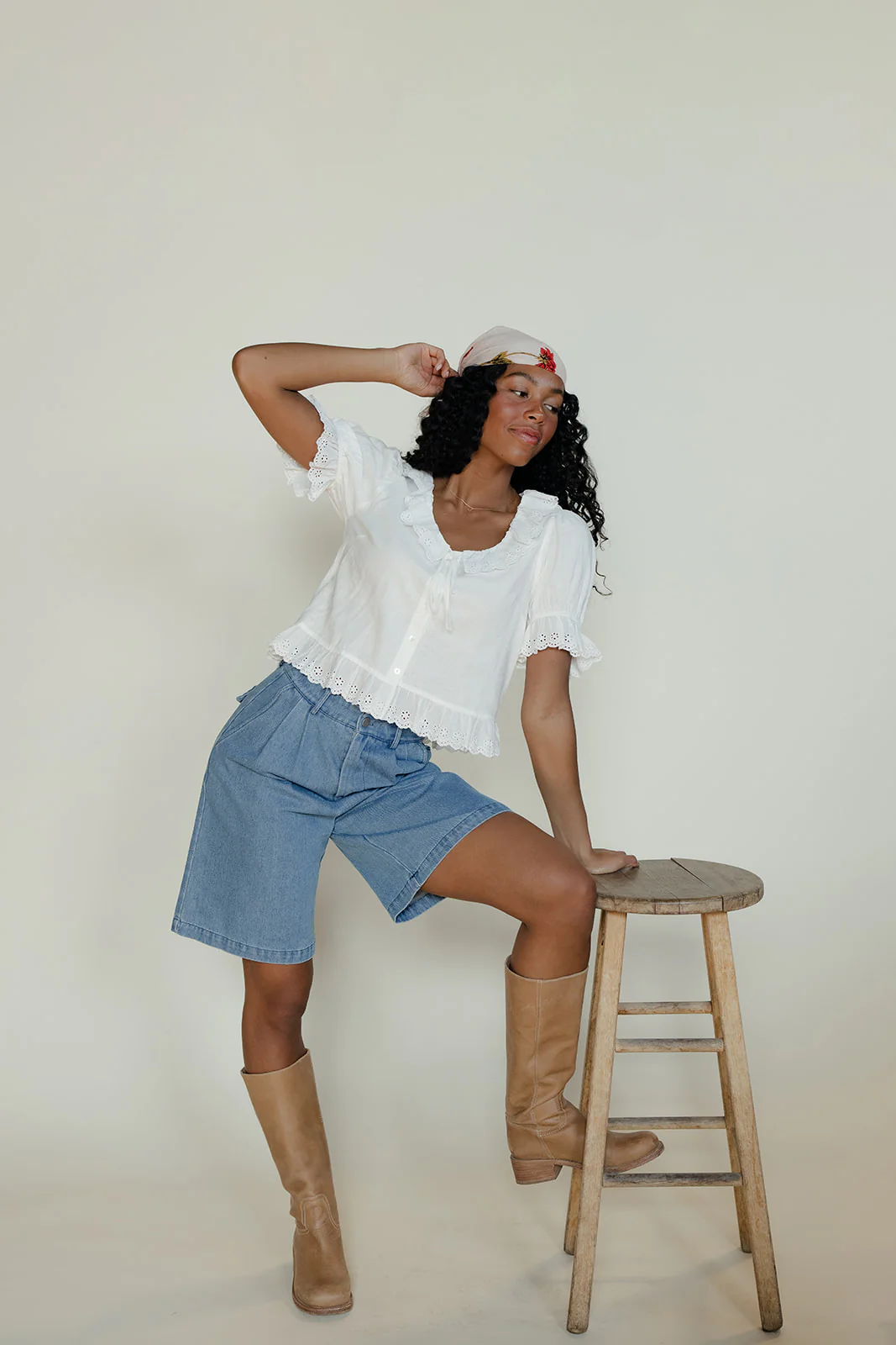 Laidback Days Denim Shorts - Image 7