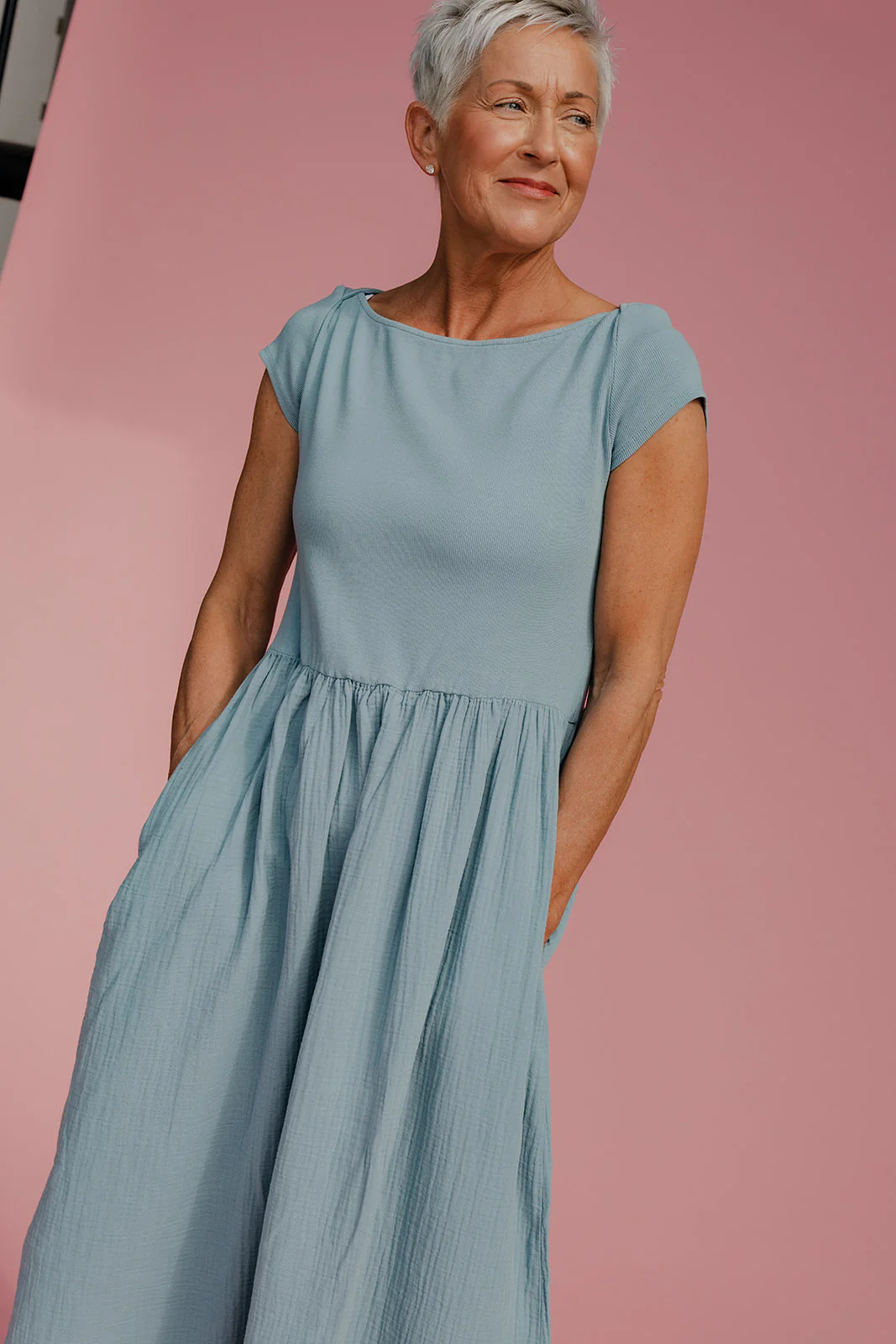 Lake Breeze Midi Dress - Image 3