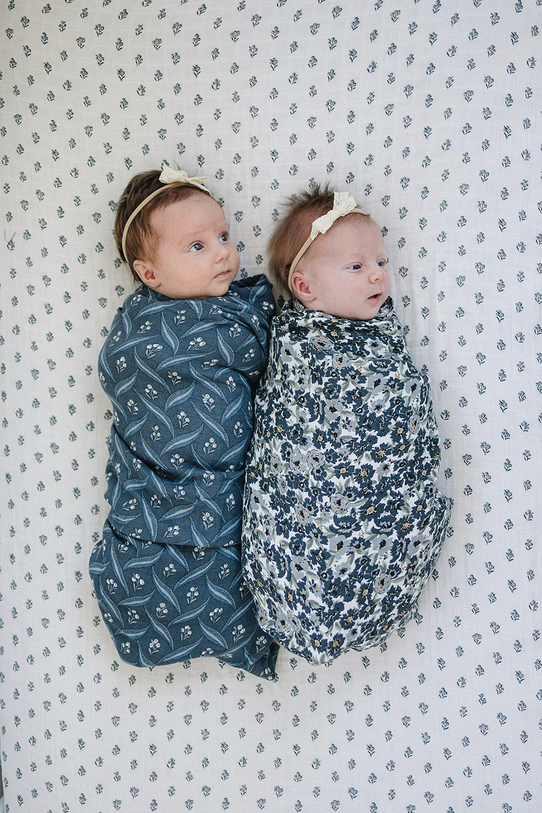 Liberty Floral Muslin Swaddle Blanket - Image 3