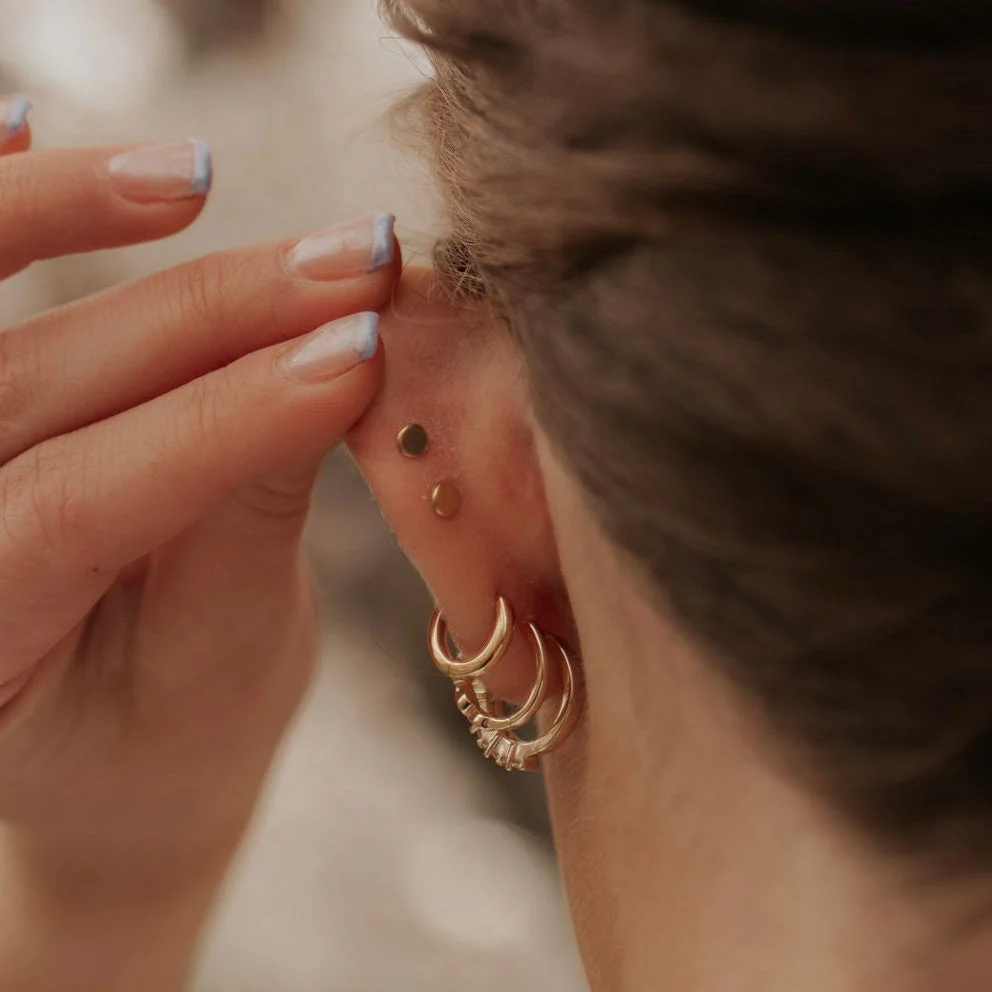 Lotus Flat Back Studs - Image 7