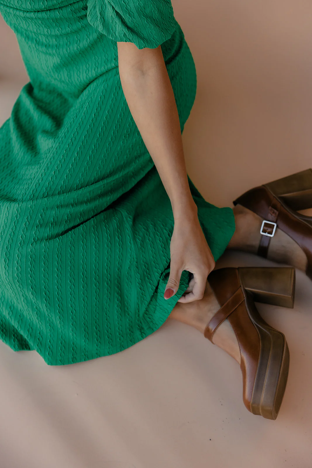 Lucky Charm Puff Sleeve Dress - Image 4