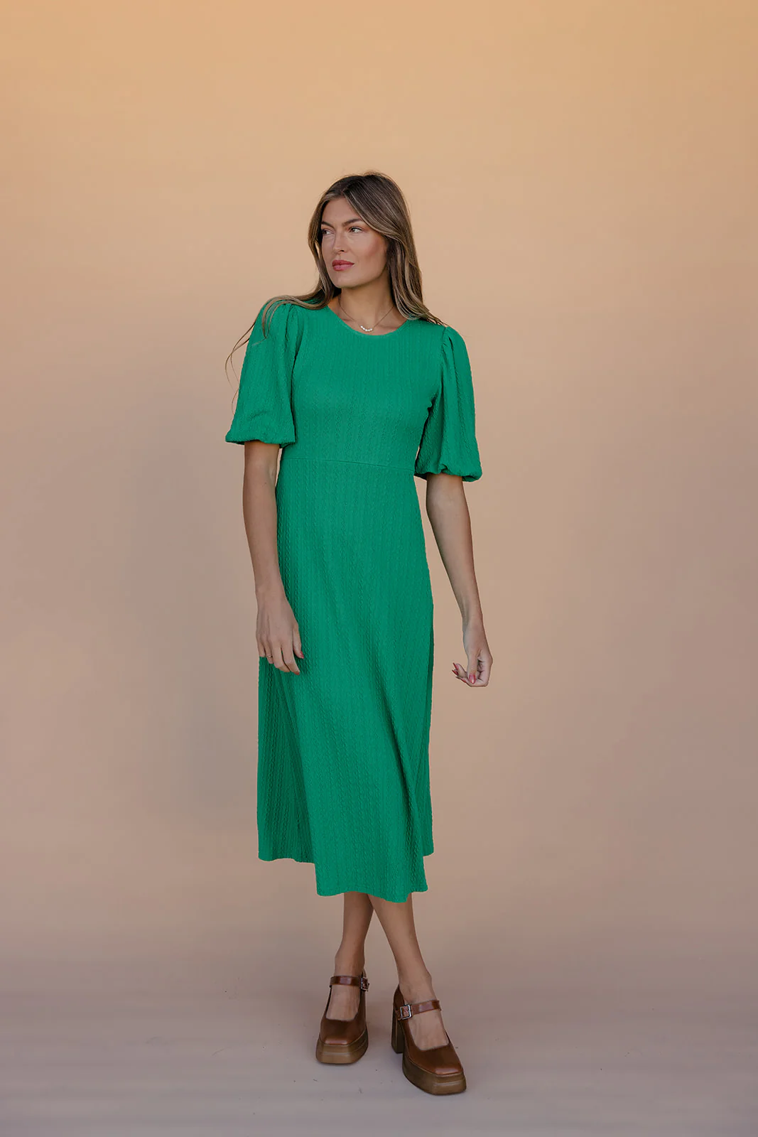 Lucky Charm Puff Sleeve Dress - Image 5