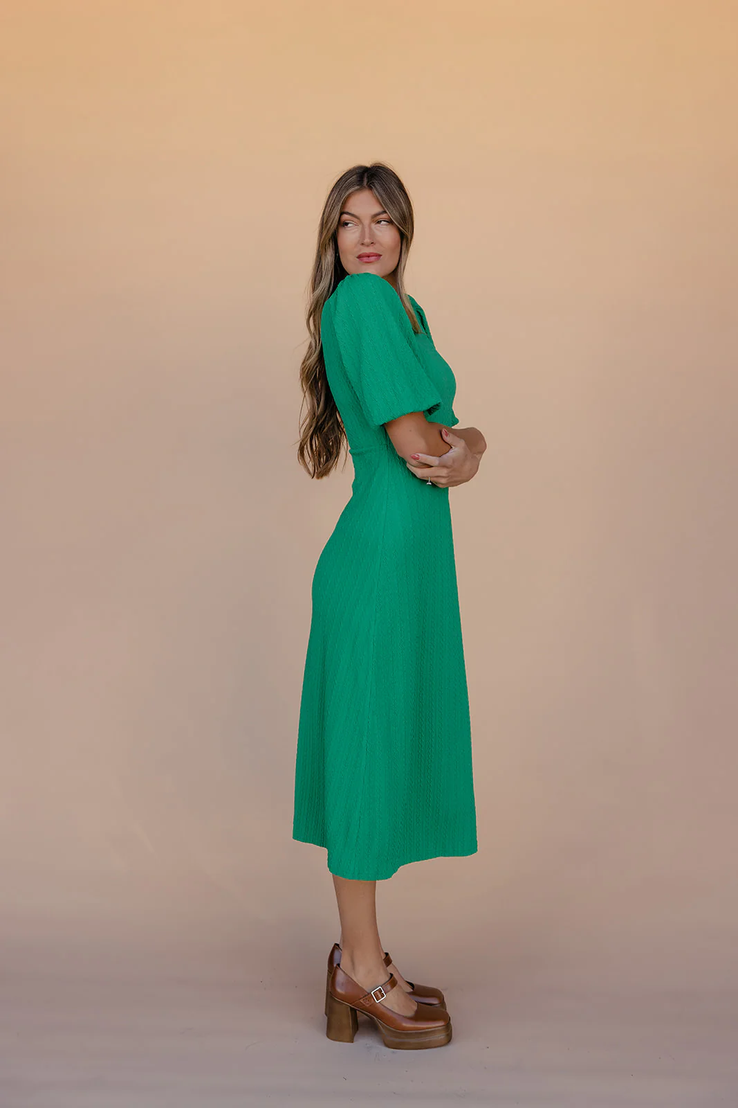 Lucky Charm Puff Sleeve Dress - Image 9