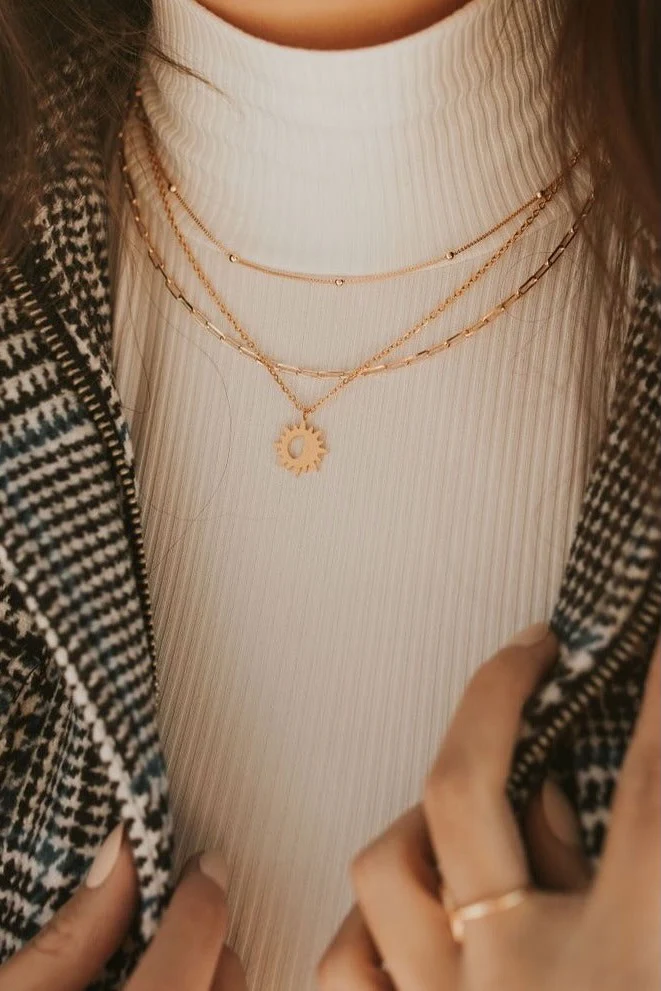 Madeline Gold Filled Paperclip Necklace - Image 4