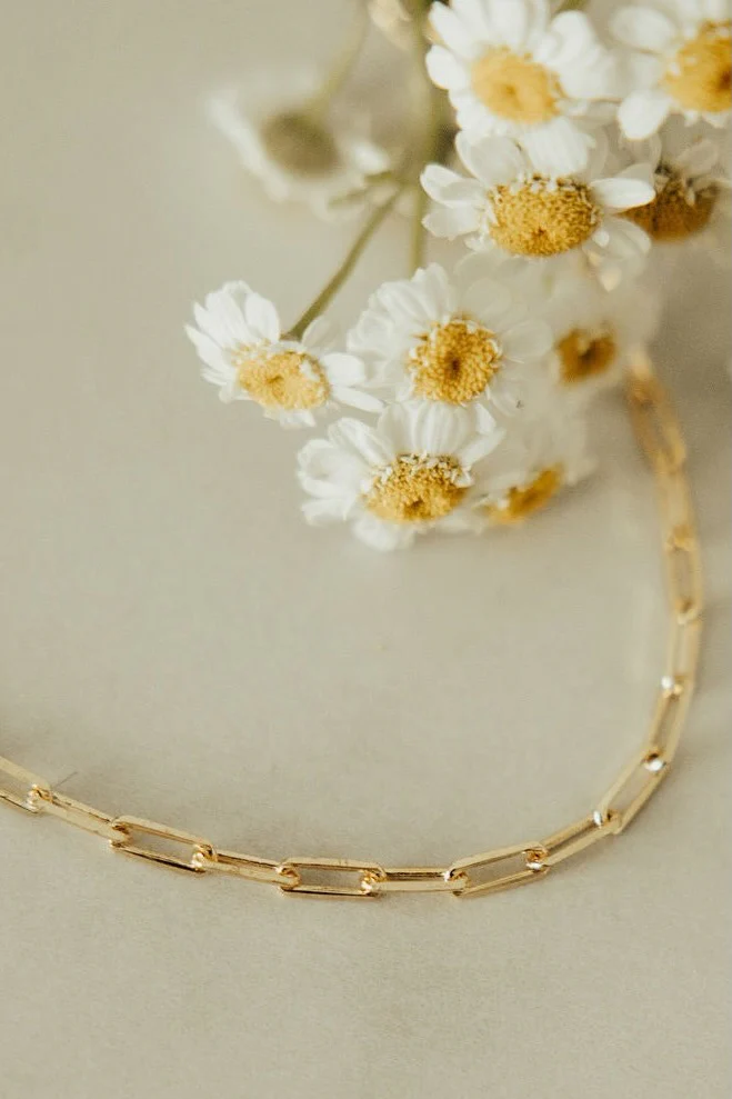 Madeline Gold Filled Paperclip Necklace - Image 8