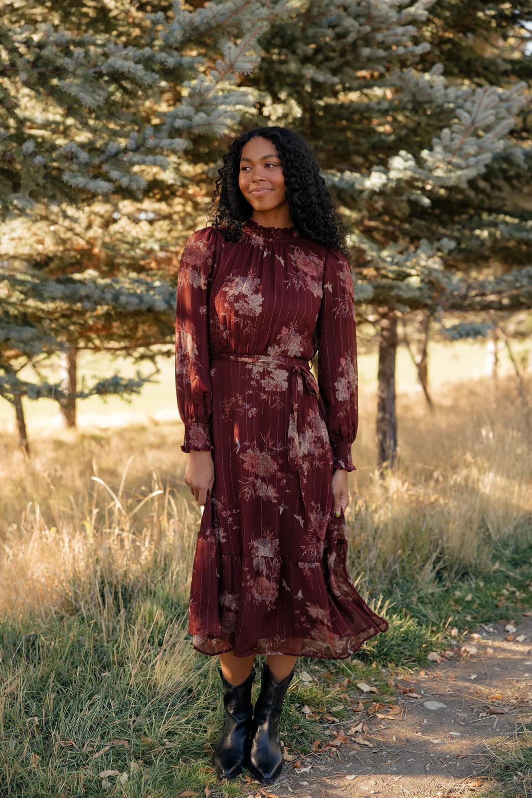 Maple Springs Floral Dress - Image 3