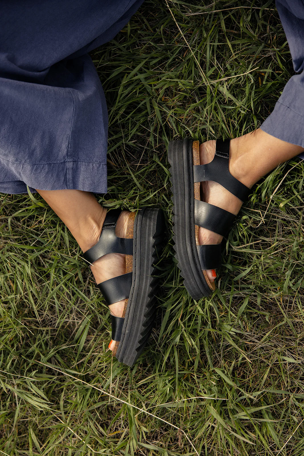 Martita Leather Platform Sandals - Image 3
