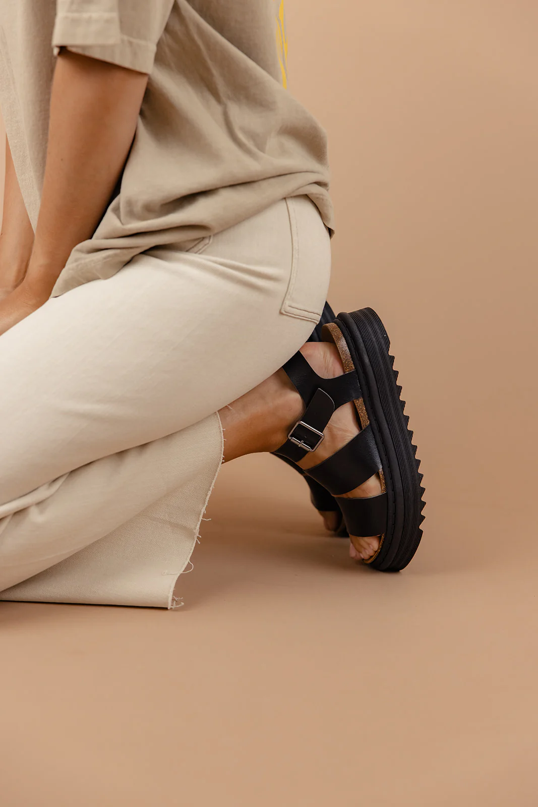 Martita Leather Platform Sandals - Image 5