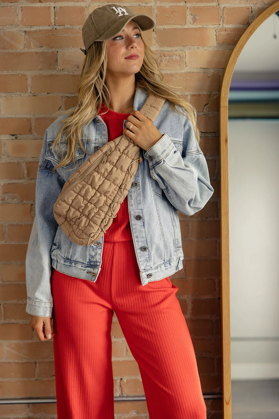 Mazie Quilted Sling Bag - Image 4