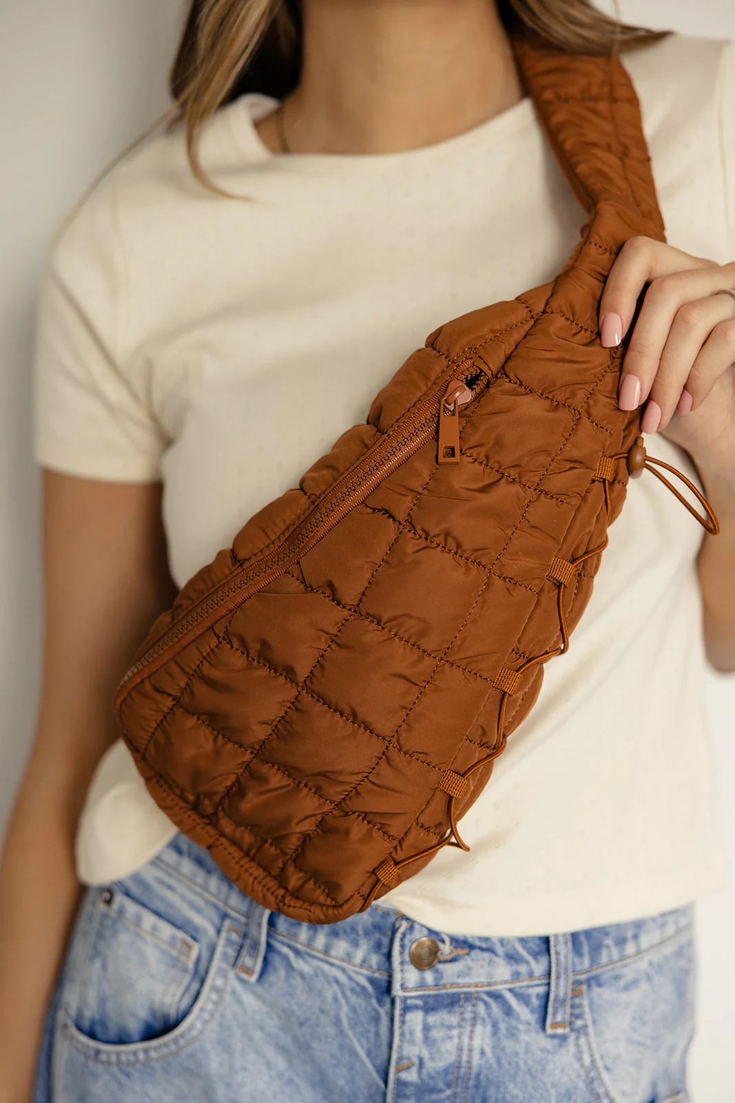 Mazie Quilted Sling Bag - Image 7