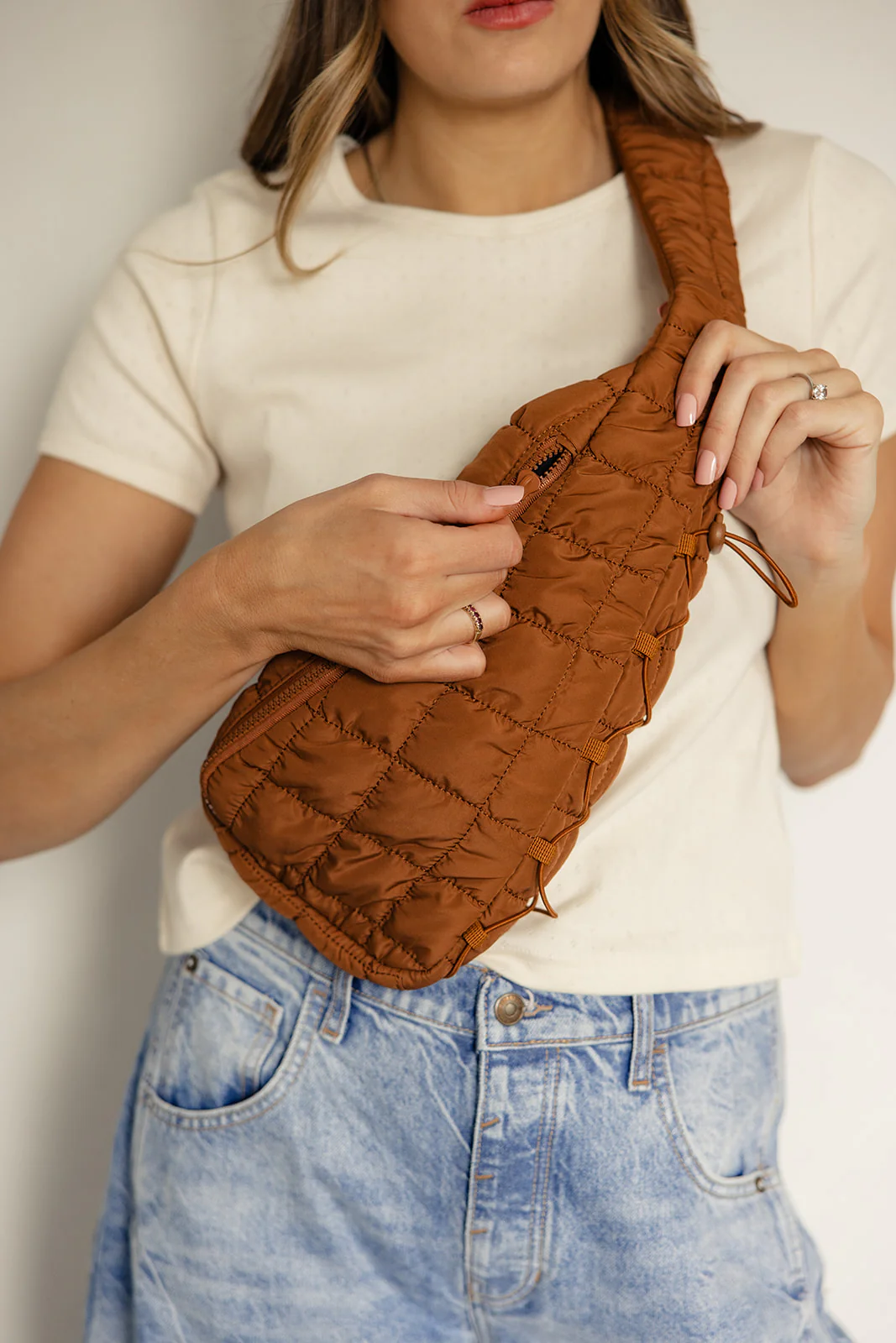 Mazie Quilted Sling Bag - Image 8