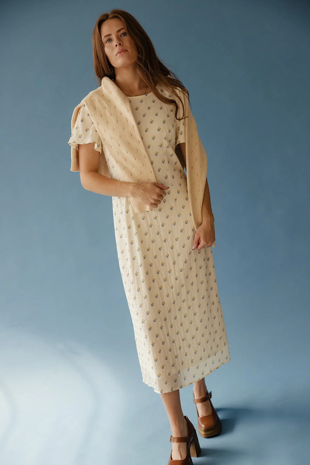 Meadow Whisper Floral Dress