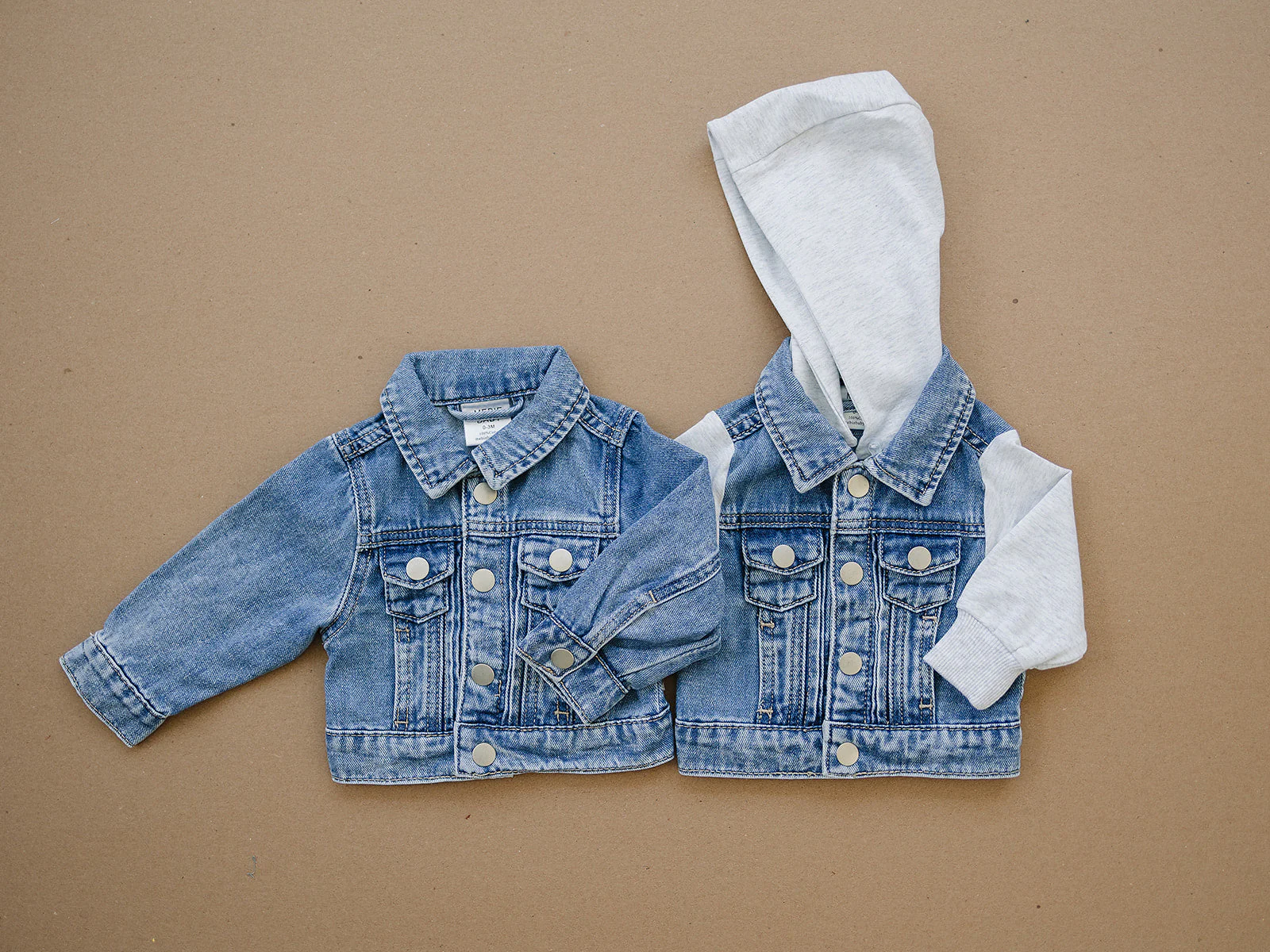 Mebie Baby Hooded Jean Jacket - Image 9