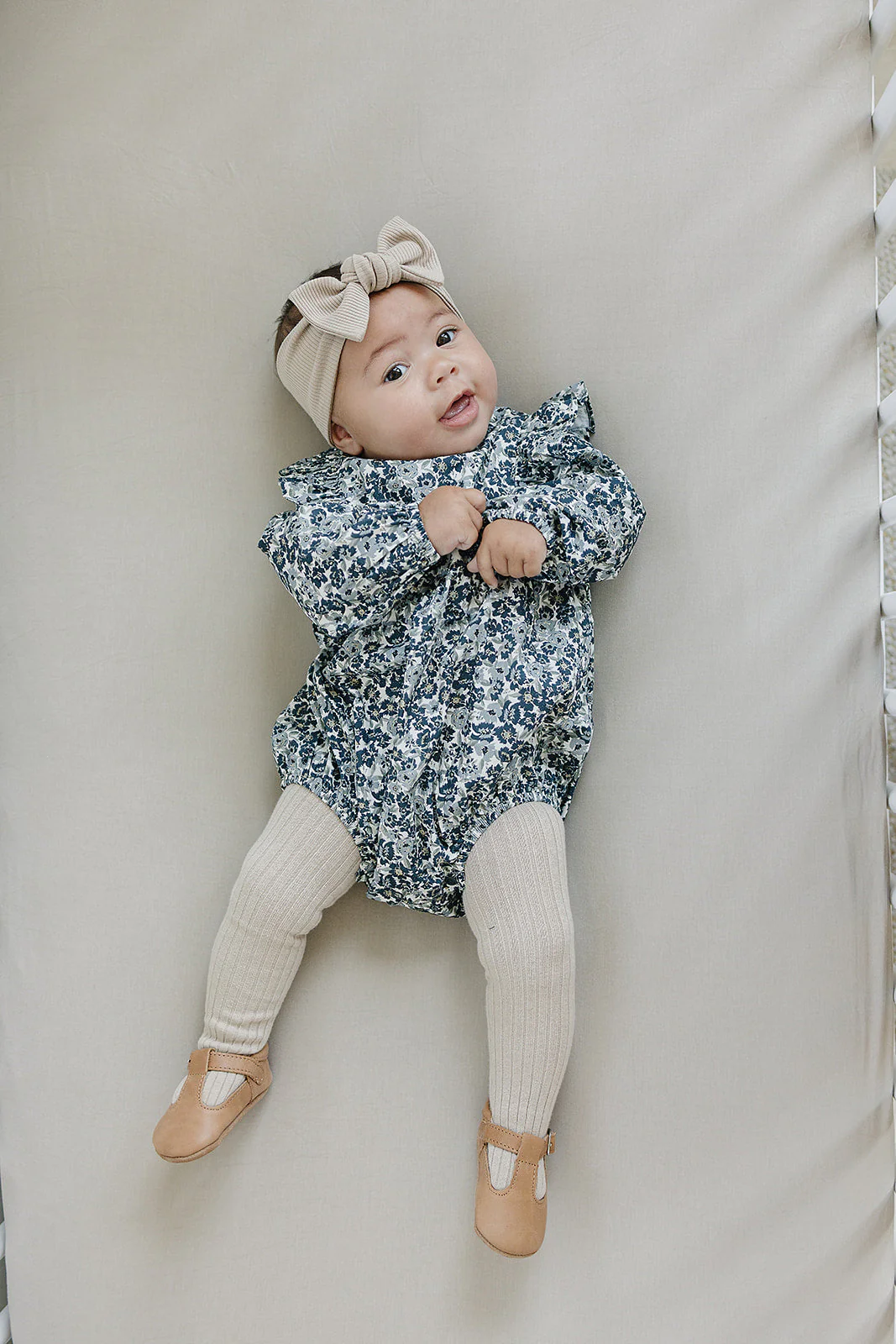 Mebie Baby Ribbed Tights - Image 2