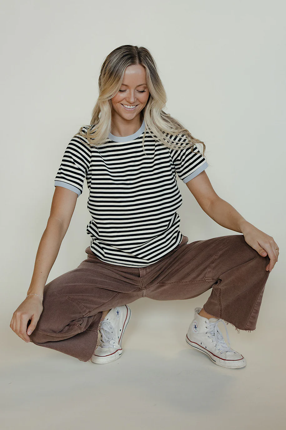 Meet Me at Noon Striped Tee