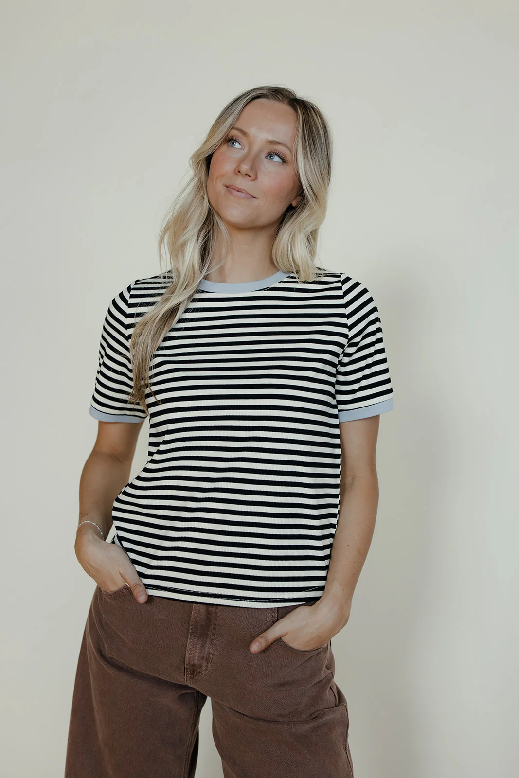 Meet Me at Noon Striped Tee - Image 6